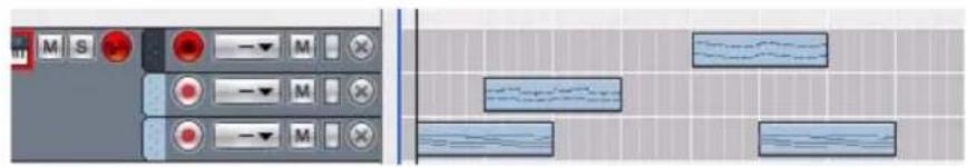 PROPELLERHEAD Reason 5.0 - Fusion de clips sur des bandes de notes - 1