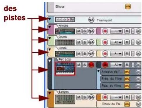 PROPELLERHEAD Reason 5.0 - Aperçu des pistes - 1