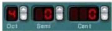 PROPELLERHEAD Reason 5.0 - Définir la fréquence de l'oscillateur 1 - Octave/Demi-ton/Cent - 1