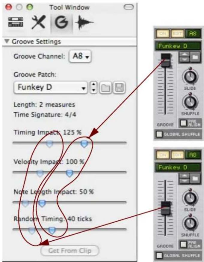 PROPELLERHEAD Reason 5.0 - Intensité de groove - 1