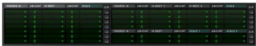 PROPELLERHEAD Reason 5.0 - Section de routage de bus de modulation - 1