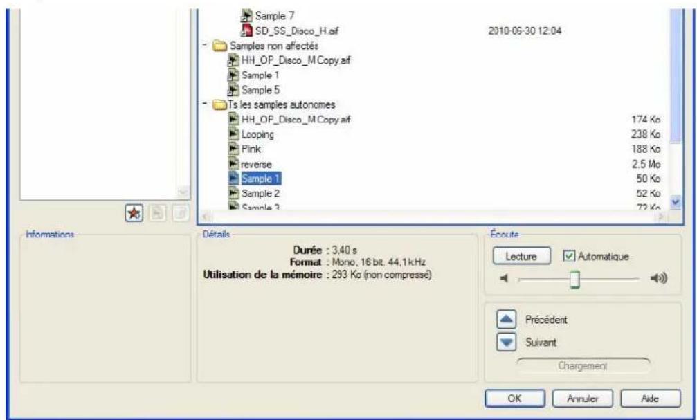 PROPELLERHEAD Reason 5.0 - A propos des samples autonomies - 2