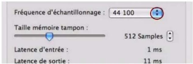 PROPELLERHEAD Reason 5.0 - Réglages de la fréquence d'échantillonnage pour l'enregistrement et la lecture - 1