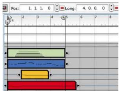 PROPELLERHEAD Reason 4.0 - Éditer les valeurs de plusieurs clips sélectionnés - 5