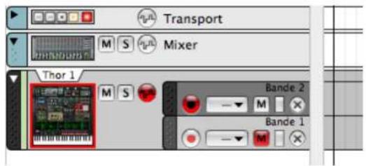 PROPELLERHEAD Reason 4.0 - Éléments de la piste - 1