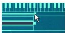 PROPELLERHEAD Reason 4.0 - En déplacant les poignées de limites dans la zone de barre - 6