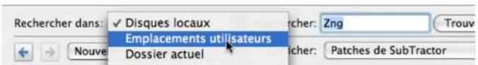 PROPELLERHEAD Reason 4.0 - Menu pop-up à partir de et champ rechercher - 1
