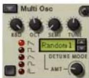 PROPELLERHEAD Reason 4.0 - Le bouton rotatif FM définit le rapport de la modulation de fréquence - 1