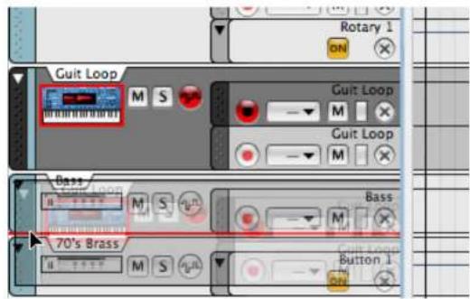 PROPELLERHEAD Reason 4.0 - Déplacer les pistes - 1