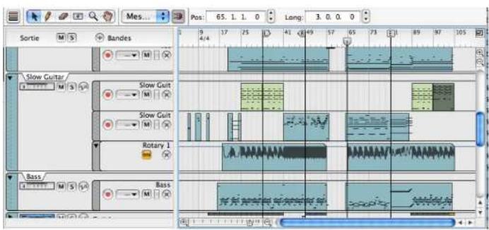 PROPELLERHEAD Reason 4.0 - Éditeur des clips en mode arrangement - 1
