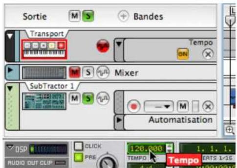 PROPELLERHEAD Reason 4.0 - Automatiser le tempo et la signature temporelle - 1