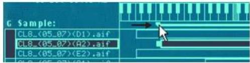 PROPELLERHEAD Reason 4.0 - En déplacant les poignées de limites dans la zone de barre - 3