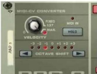 PROPELLERHEAD Reason 4.0 - Paramètres de conversion midi-cv - 1