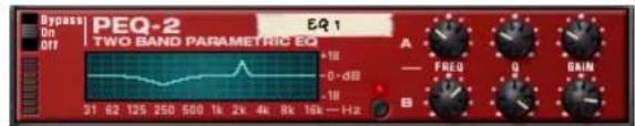 PROPELLERHEAD Reason 4.0 - Peq-2 égaliseur paramétrique 2 bandes - 1