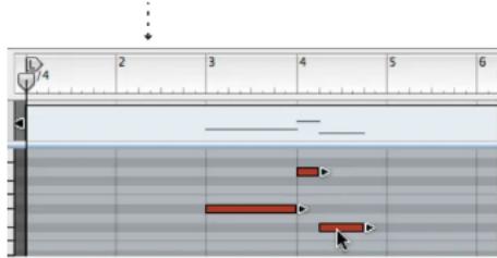 PROPELLERHEAD Reason 4.0 - Déplacer des notes - 2