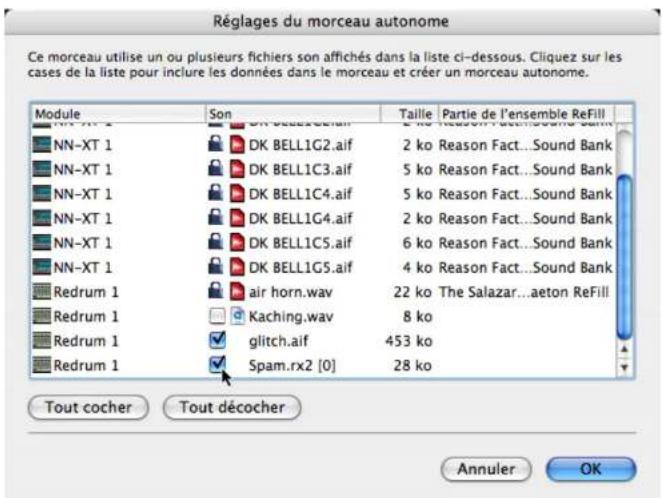 PROPELLERHEAD Reason 4.0 - Réglages du morceau autonome... - 1