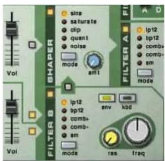 PROPELLERHEAD Reason 4.0 - L'un des oscillateurs ou les deux vers un filtré seulement - 1