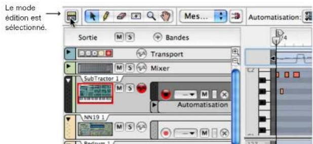 PROPELLERHEAD Reason 4.0 - Mode d'édition - 1