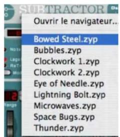 PROPELLERHEAD Reason 4.0 - Sélectionner un patch - 2