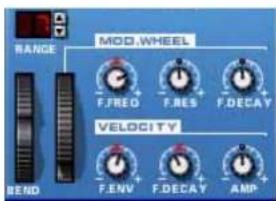 PROPELLERHEAD Reason 4.0 - Roues de pitch bend et de modulation - 1