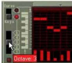PROPELLERHEAD Reason 4.0 - Si vous cliquez à partir dans la section de gate lorsque la pattern est jouée, vous entendrez les changements de timbre et de volume. - 1