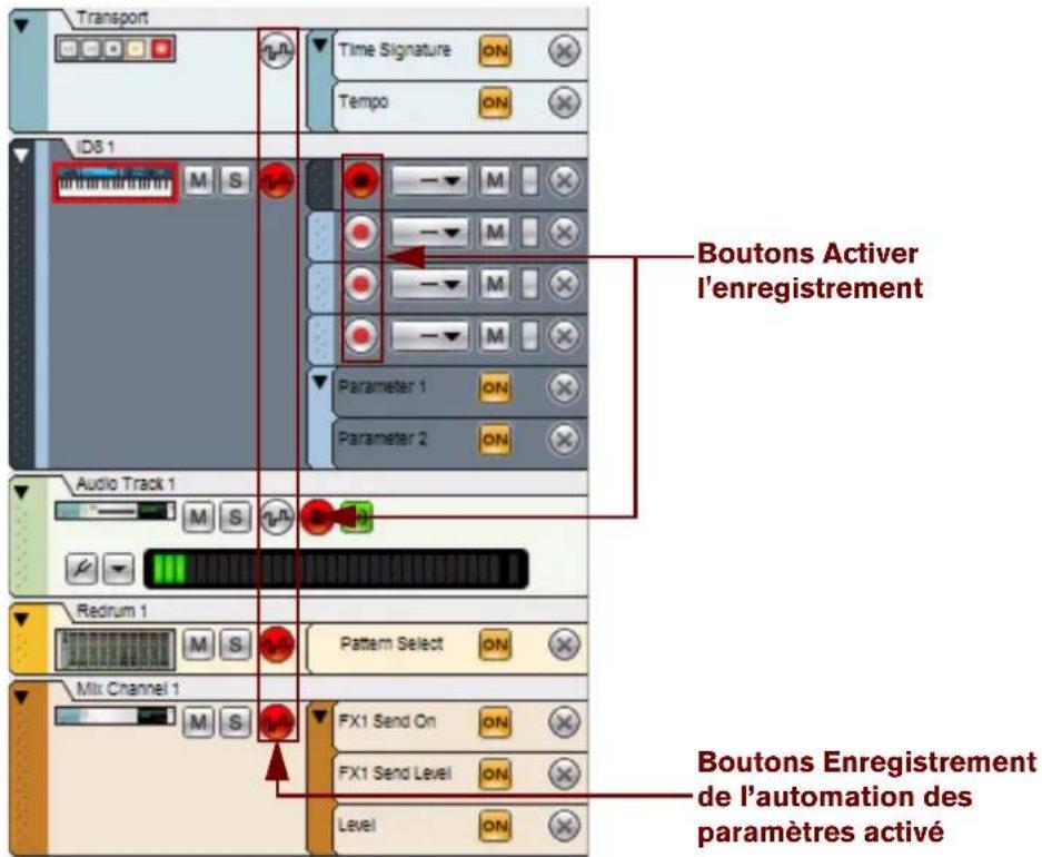 PROPELLERHEAD Reason 7.0 - Activer l'enregistrement - 1
