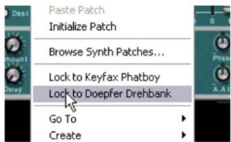 PROPELLERHEAD Reason 7.0 - En utilisant le menu contextuel - 1