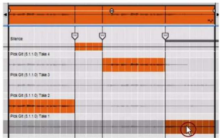PROPELLERHEAD Reason 7.0 - Affectez l'enregistrement au dernier segment du clip. - 1