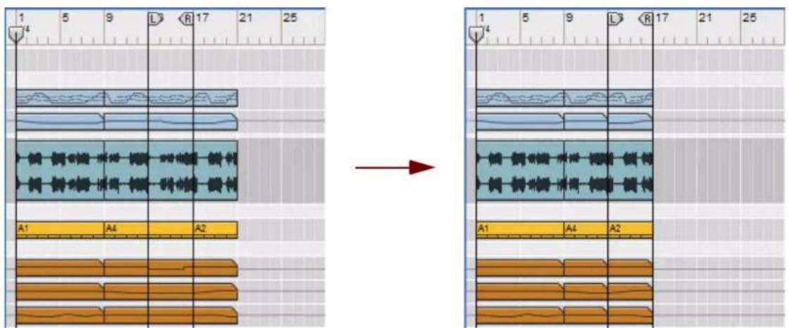PROPELLERHEAD Reason 7.0 - Supprimer des mesures - 1