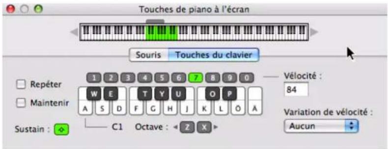 PROPELLERHEAD Reason 7.0 - Mode Touches du clavier - 1