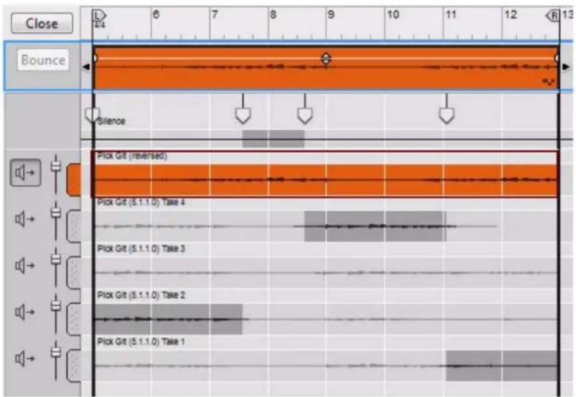 PROPELLERHEAD Reason 7.0 - Inversion des clips - 2