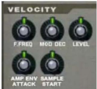 PROPELLERHEAD Reason 7.0 - Boutons de contrôle de la vélocité - 1