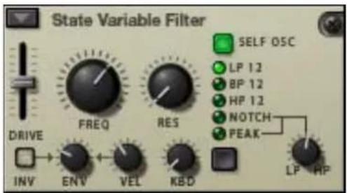 PROPELLERHEAD Reason 7.0 - Filtre Variable de l'état - 1