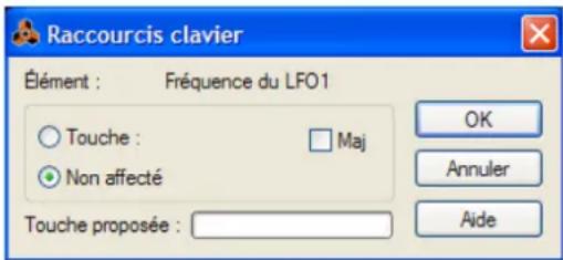 PROPELLERHEAD Reason 7.0 - Édition des raccourcis clavier - 2
