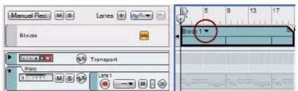 PROPELLERHEAD Reason 7.0 - Réaffectation de blocs dans les clips d'automation de blocs - 1
