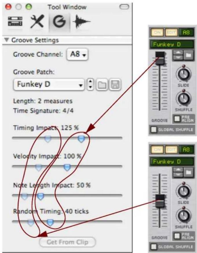 PROPELLERHEAD Reason 7.0 - Intensité de groove - 1