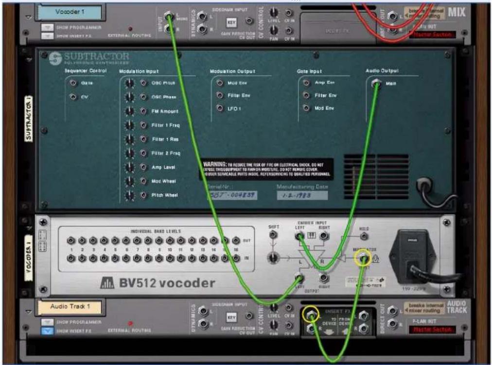 PROPELLERHEAD Reason 7.0 - Vocodage d'une piste audio existante - 2
