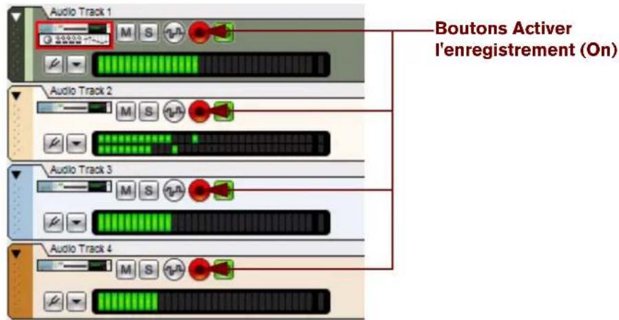 PROPELLERHEAD Reason 7.0 - Activer l'enregistrement de plusieurs pistes audio - 1