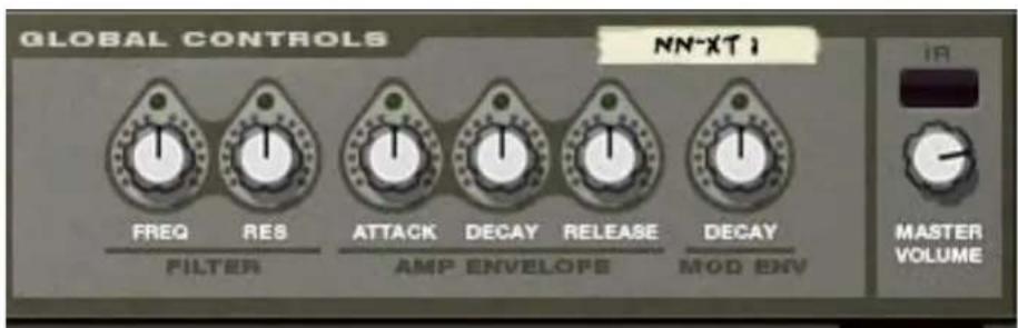 PROPELLERHEAD Reason 7.0 - Boutons de contrôle globaux - 1
