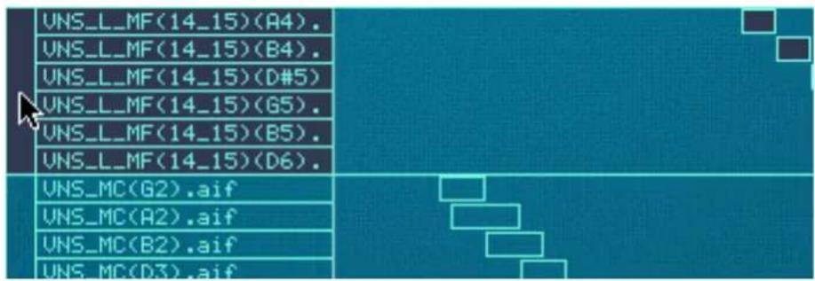 PROPELLERHEAD Reason 7.0 - Sélectionner toutes les zones d'un groupe - 2
