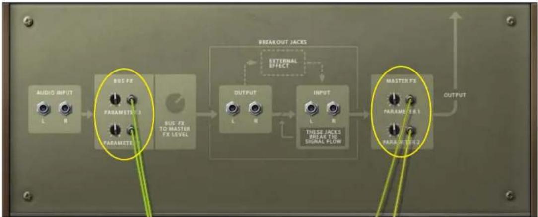 PROPELLERHEAD Reason 7.0 - Utiliser la modulation CV des paramètres Bus d'effets et Effet maître - 2