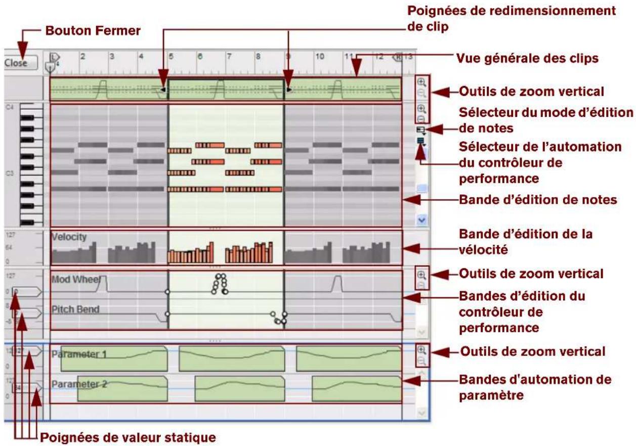 PROPELLERHEAD Reason 7.0 - Éléments du mode Édition - 1