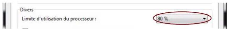 PROPELLERHEAD Reason 7.0 - Paramétrages de la limite d'utilisation du processeur - 1