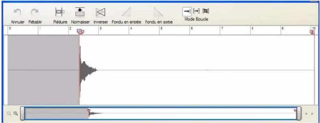 PROPELLERHEAD Reason 7.0 - Fenêtre Éditer le sample - 1