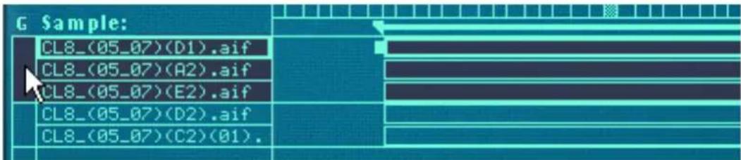 PROPELLERHEAD Reason 7.0 - Sélectionner un groupe et/ou des zones d'un groupe - 1