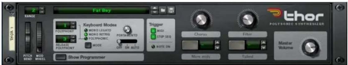 PROPELLERHEAD Reason 7.0 - Le panneau de contrôle - 1