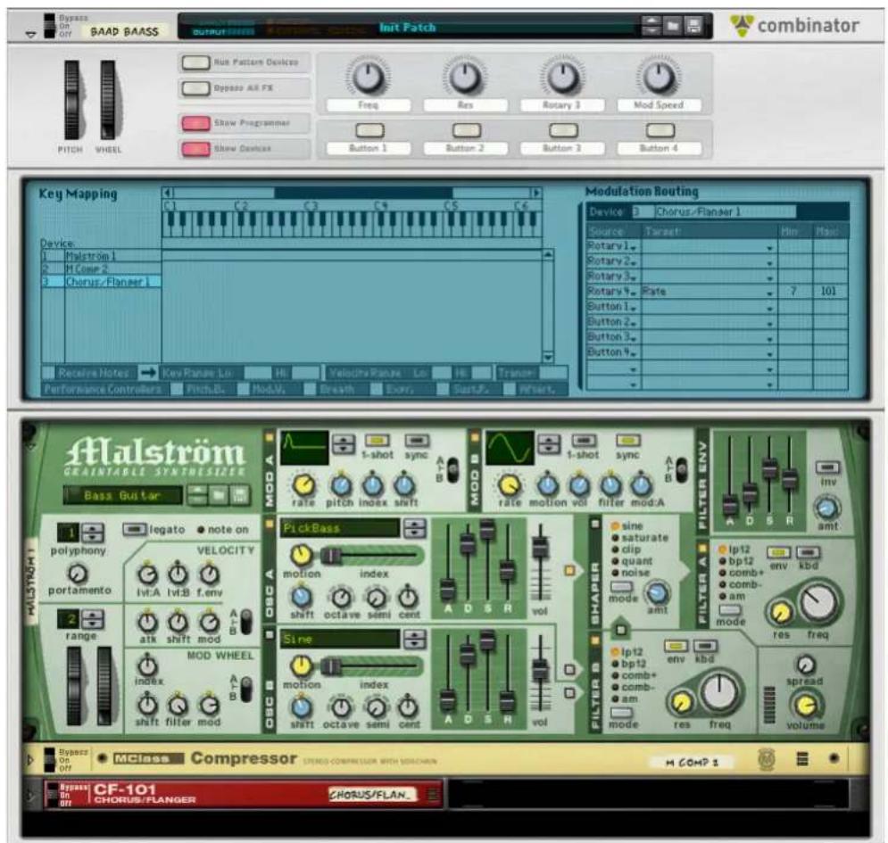 PROPELLERHEAD Reason 7.0 - Éléments du Combinator - 1