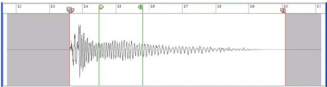 PROPELLERHEAD Reason 7.0 - Jouez le sample puis réglez la position des indicateurs de boucle à votre convenance. - 1