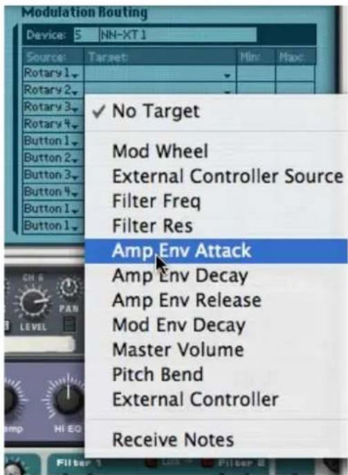PROPELLERHEAD Reason 7.0 - Affectation des paramètres à un contrôleur - 2