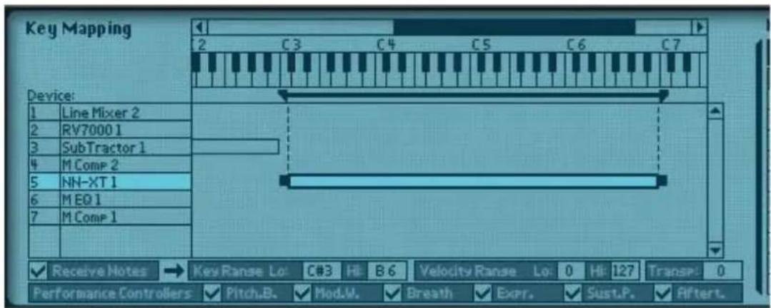 PROPELLERHEAD Reason 7.0 - Affectation des touches aux modules instrumentaux - 1